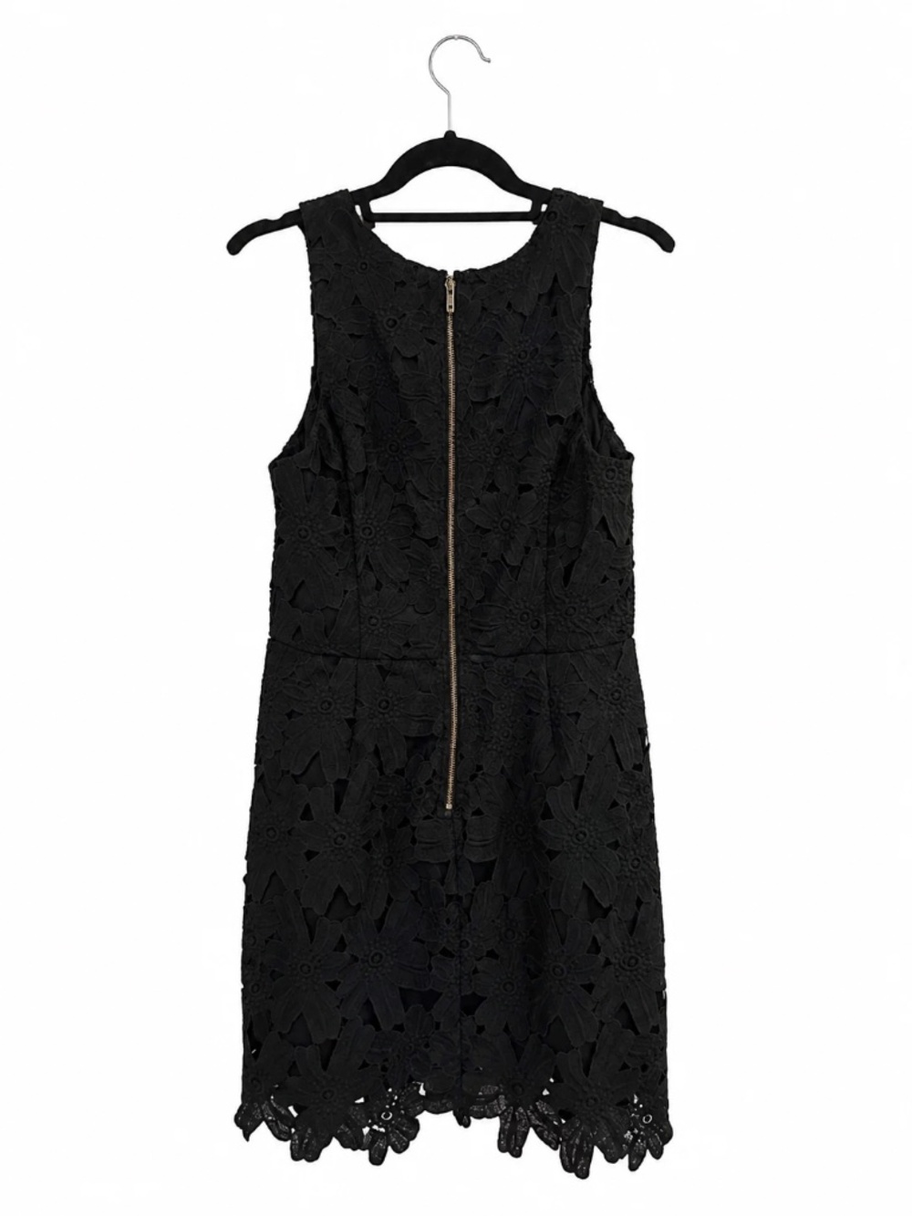 ASTR The Label Caspian Black Floral Crochet Lace Dress L - Picture 2 of 3